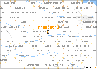 map of Neu Pansow