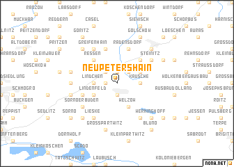 map of Neupetershain