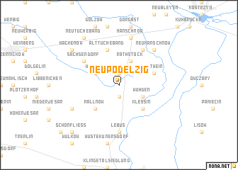 map of Neupodelzig