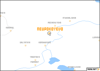 map of Neupokoyevo