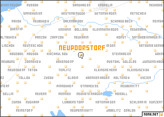 map of Neu Poorstorf
