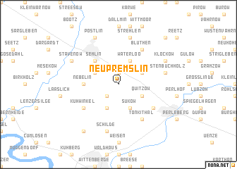 map of Neu Premslin