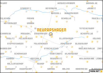 map of Neu Rapshagen