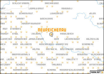 map of Neureichenau