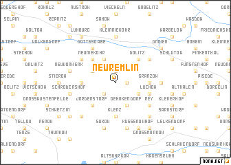 map of Neu Remlin