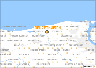 map of Neu Rethwisch