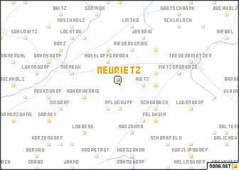 map of Neu Rietz