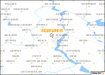 map of Neuruppin