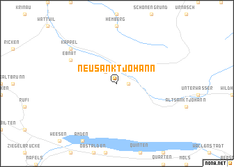 map of Neu Sankt Johann