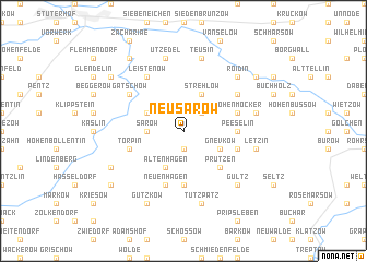 map of Neu Sarow