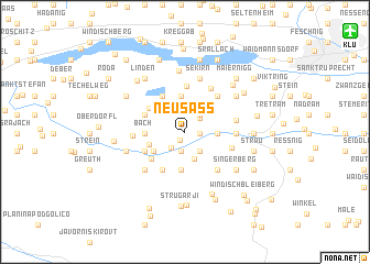 map of Neusaß