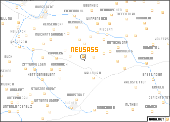 map of Neusaß