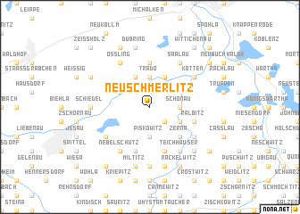 map of Neuschmerlitz