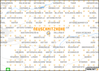 map of Neuschmitzhöhe