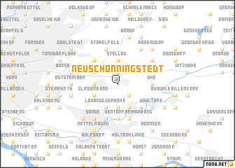 map of Neuschönningstedt