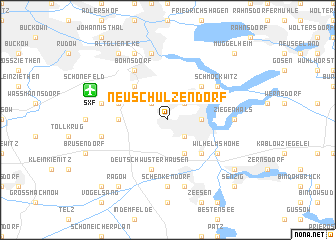 map of Neuschulzendorf