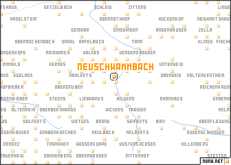 map of Neuschwammbach