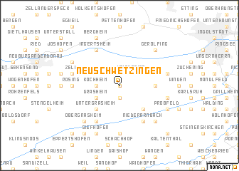 map of Neuschwetzingen