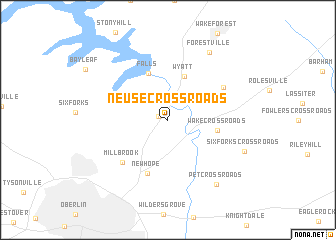 map of Neuse Crossroads