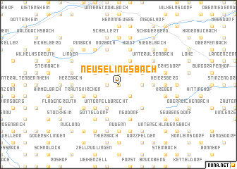 map of Neuselingsbach