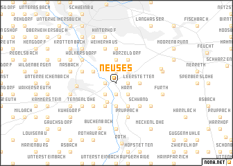 map of Neuses