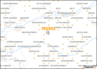 map of Neuses