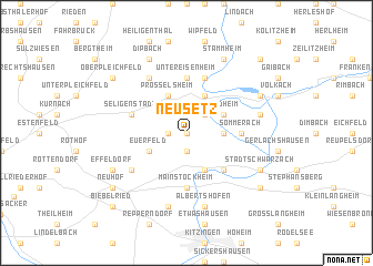 map of Neusetz