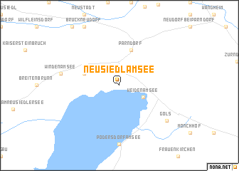 map of Neusiedl am See