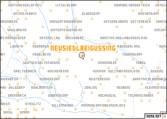 map of Neusiedl bei Güssing