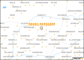 map of Neu Silmersdorf