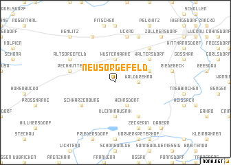 map of Neusorgefeld