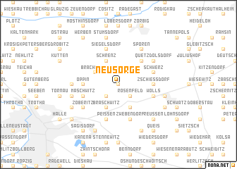 map of Neusorge