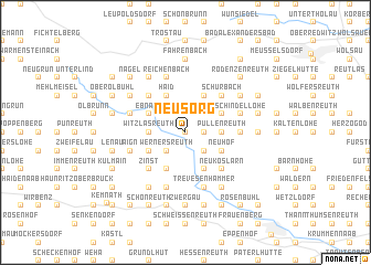 map of Neusorg