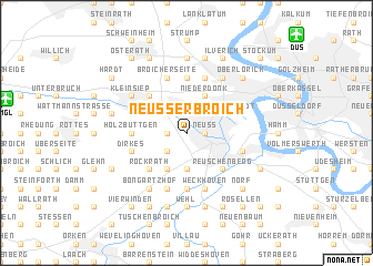 map of Neußerbroich