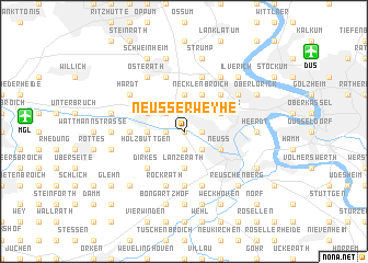 map of Neußerweyhe