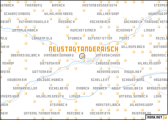 map of Neustadt an der Aisch