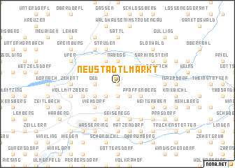 map of Neustadtl Markt