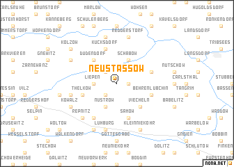 map of Neu Stassow