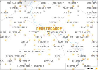 map of Neu Steddorf