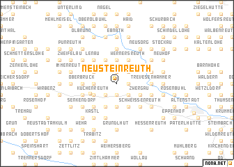 map of Neusteinreuth