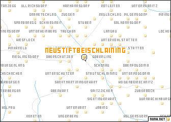 map of Neustift bei Schlaining