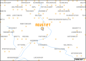 map of Neustift