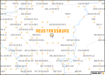 map of Neustraßburg