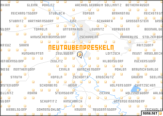 map of Neutaubenpreskeln