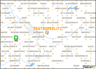 map of Neutauperlitz