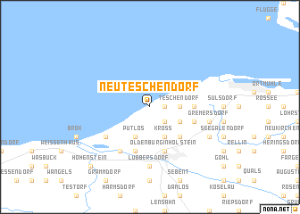 map of Neu Teschendorf