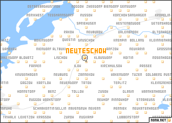 map of Neu Teschow