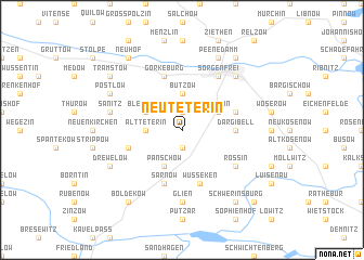 map of Neu Teterin