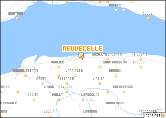 map of Neuvecelle