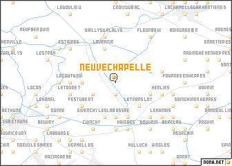 map of Neuve-Chapelle